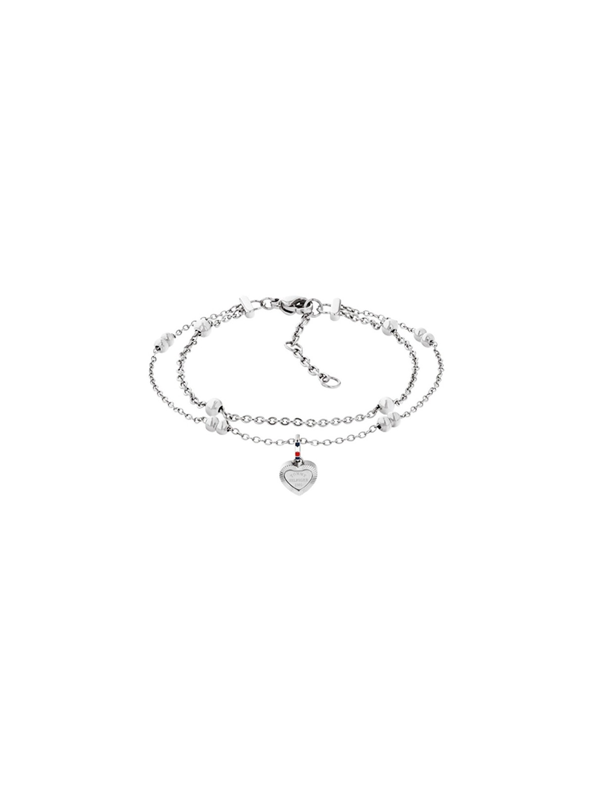 Tommy Hilfiger Elegante bracciale doppio in acciaio a strati 2781011 donna