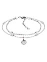 Tommy Hilfiger Elegante bracciale doppio in acciaio a strati 2781011 donna