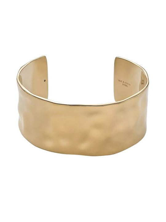Skagen Bracciale massiccio placcato in oro massiccio Moderne Stak SKJ1877710 donna