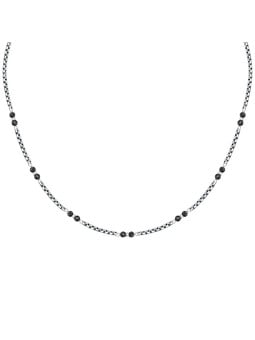 Morellato Collana da uomo bicolore con perle di onice Terra S1753 uomo