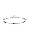 Morellato Bracciale da uomo bicolore con perle di lapislazzuli Terra S1755 uomo
