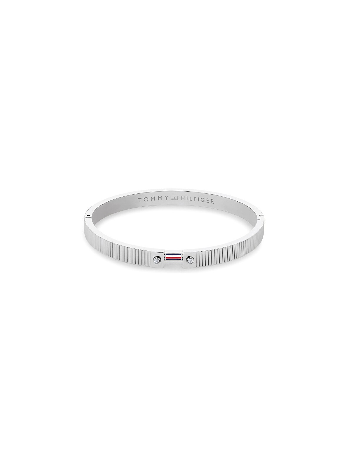 Tommy Hilfiger Bracciale alla moda a tinta unita con cristalli e strisce 2781047 donna