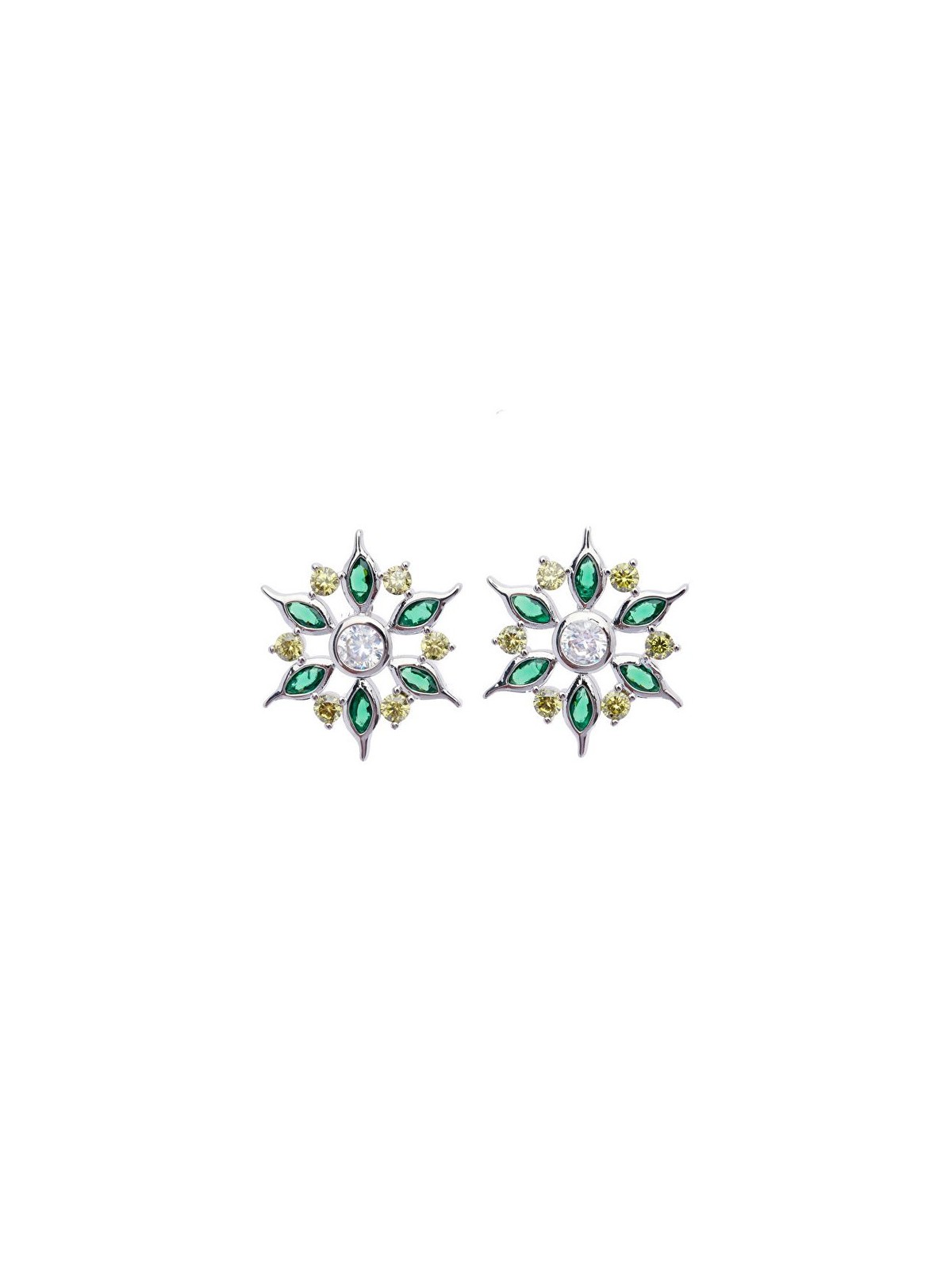 Oliver Weber Orecchini a forma di fiore con cristalli Wildflower 23191 donna