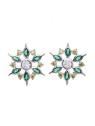 Oliver Weber Orecchini a forma di fiore con cristalli Wildflower 23191 donna