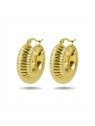 Marc Malone Anelli distintivi in acciaio placcato oro MCE24035G donna