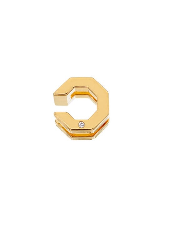 Hot Diamonds Orecchini singoli a doppia fila con diamante Jac Jossa Hope DE684 donna