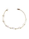 Emily Westwood Bracciale doppio placcato oro con perle EWB250244G donna