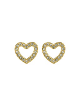 Emily Westwood Orecchini a cuore placcati in oro Virelle EWE260597G donna