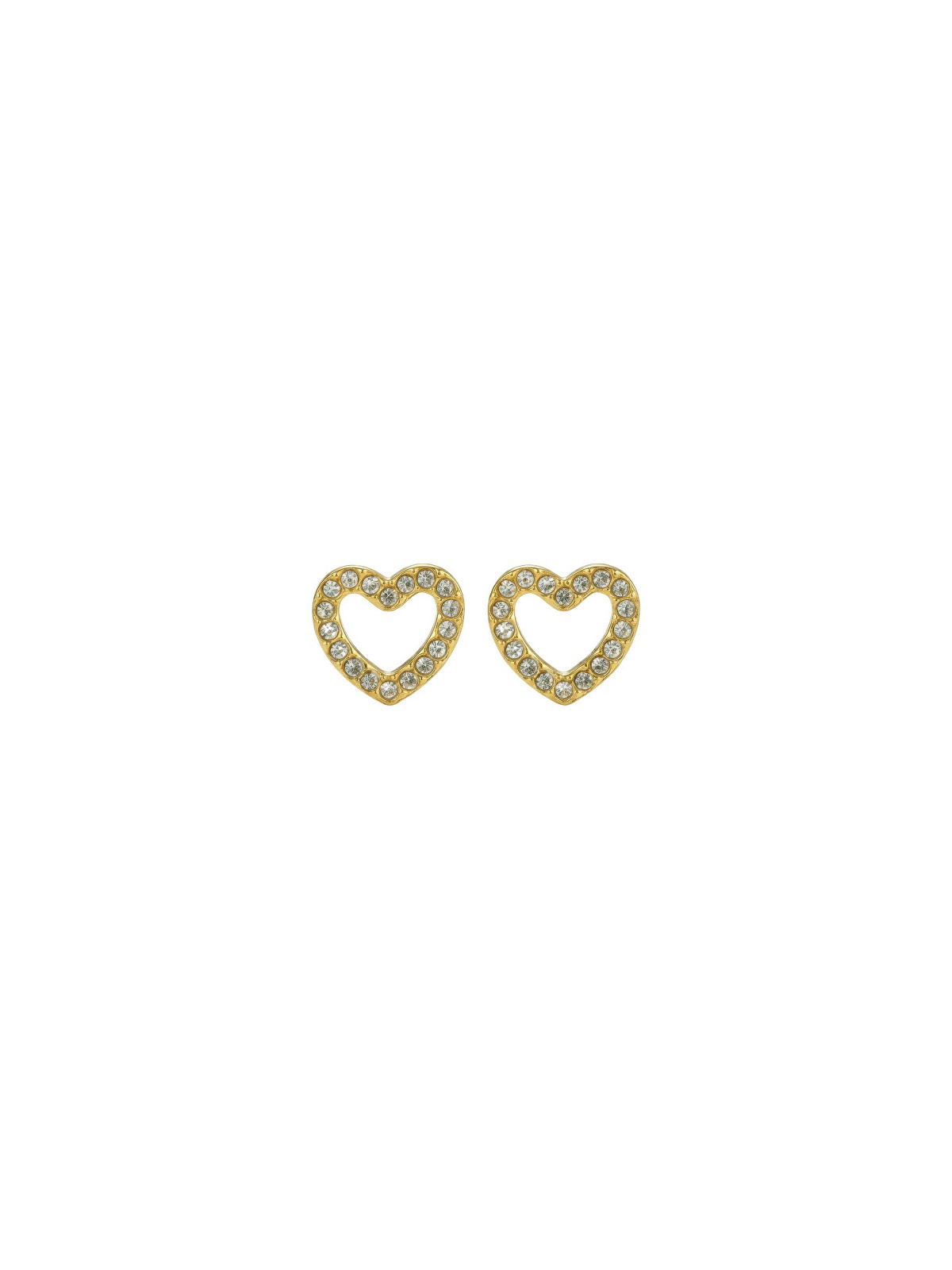 Emily Westwood Orecchini a cuore placcati in oro Virelle EWE260597G donna