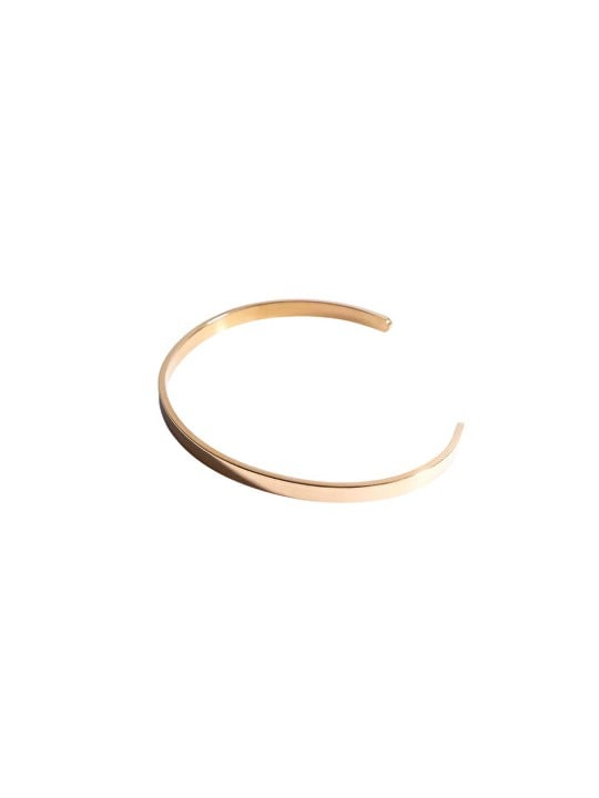 Marc Malone Bracciale aperto placcato oro Mateo Link MCGB6120G uomo
