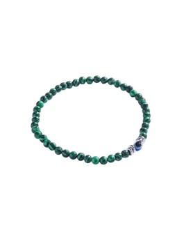 Marc Malone Bracciale da uomo con perline e malachite MCGB5092 uomo