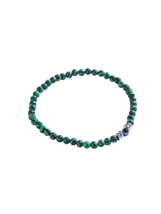Marc Malone Bracciale da uomo con perline e malachite MCGB5092 uomo
