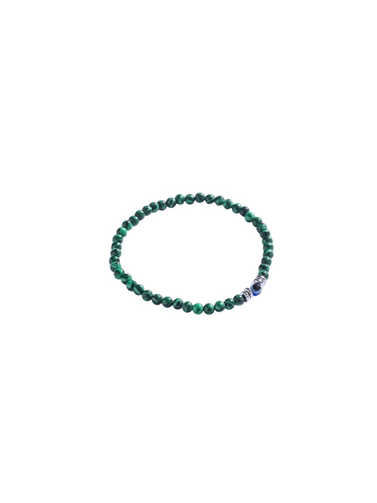 Marc Malone Bracciale da uomo con perline e malachite MCGB5092 uomo