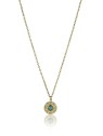 Emily Westwood Collana intramontabile placcata in oro con turchese EWN23029G donna