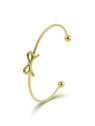 Emily Westwood Bracciale massiccio placcato oro con fiocco EWB260610G donna