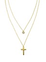 Marc Malone Collana a doppia croce Ginevra MCN260626G donna