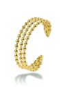 Marc Malone Bracciale triplo in acciaio Monel massiccio MCB260768G donna