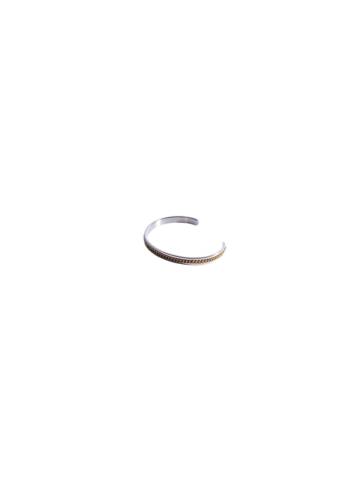 Marc Malone Bracciale da uomo aperto in acciaio MCGB6121 uomo