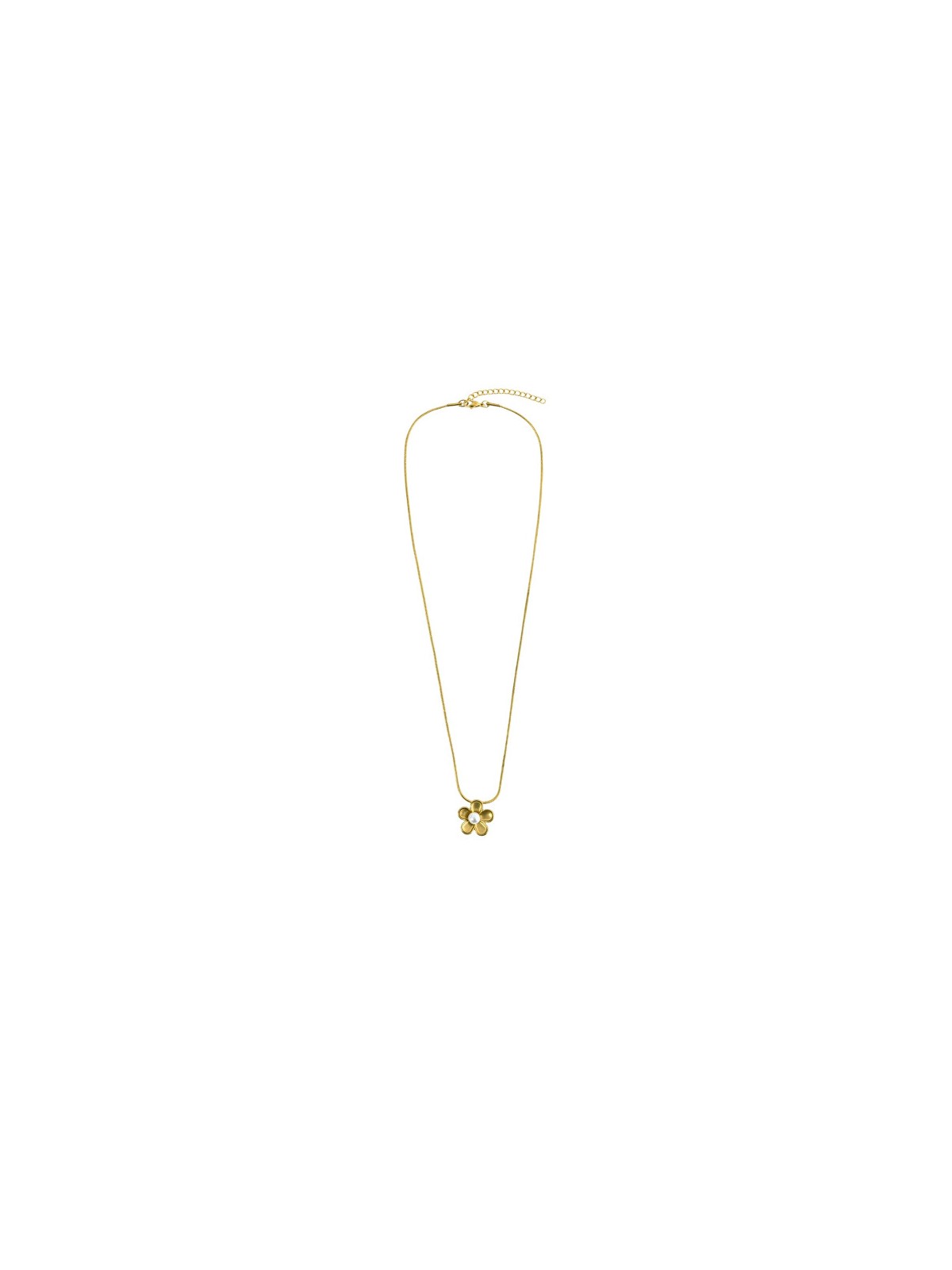 Victoria Walls Collana in acciaio placcato oro Flower Étoilée Gold VWN260635G donna