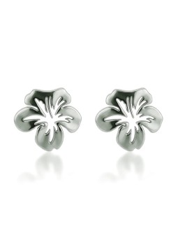 Victoria Walls Orecchini in acciaio con fiori Nyvella Argento VWE260603S donna