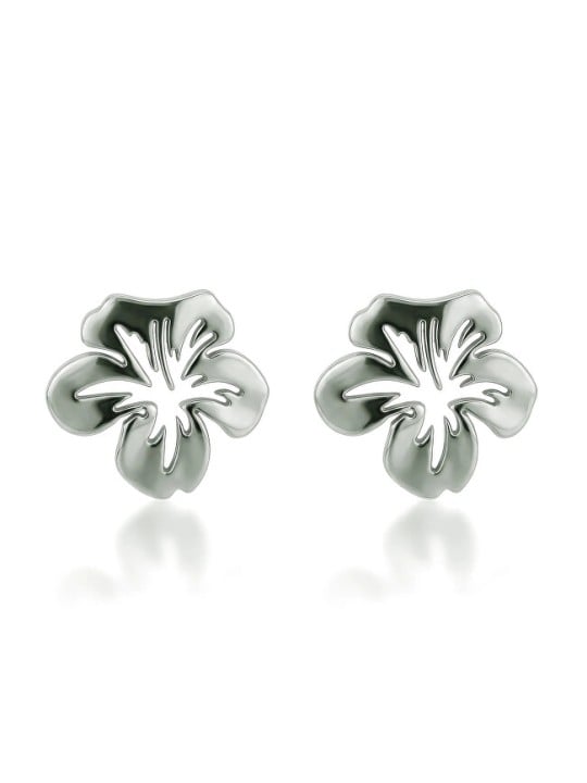 Victoria Walls Orecchini in acciaio con fiori Nyvella Argento VWE260603S donna