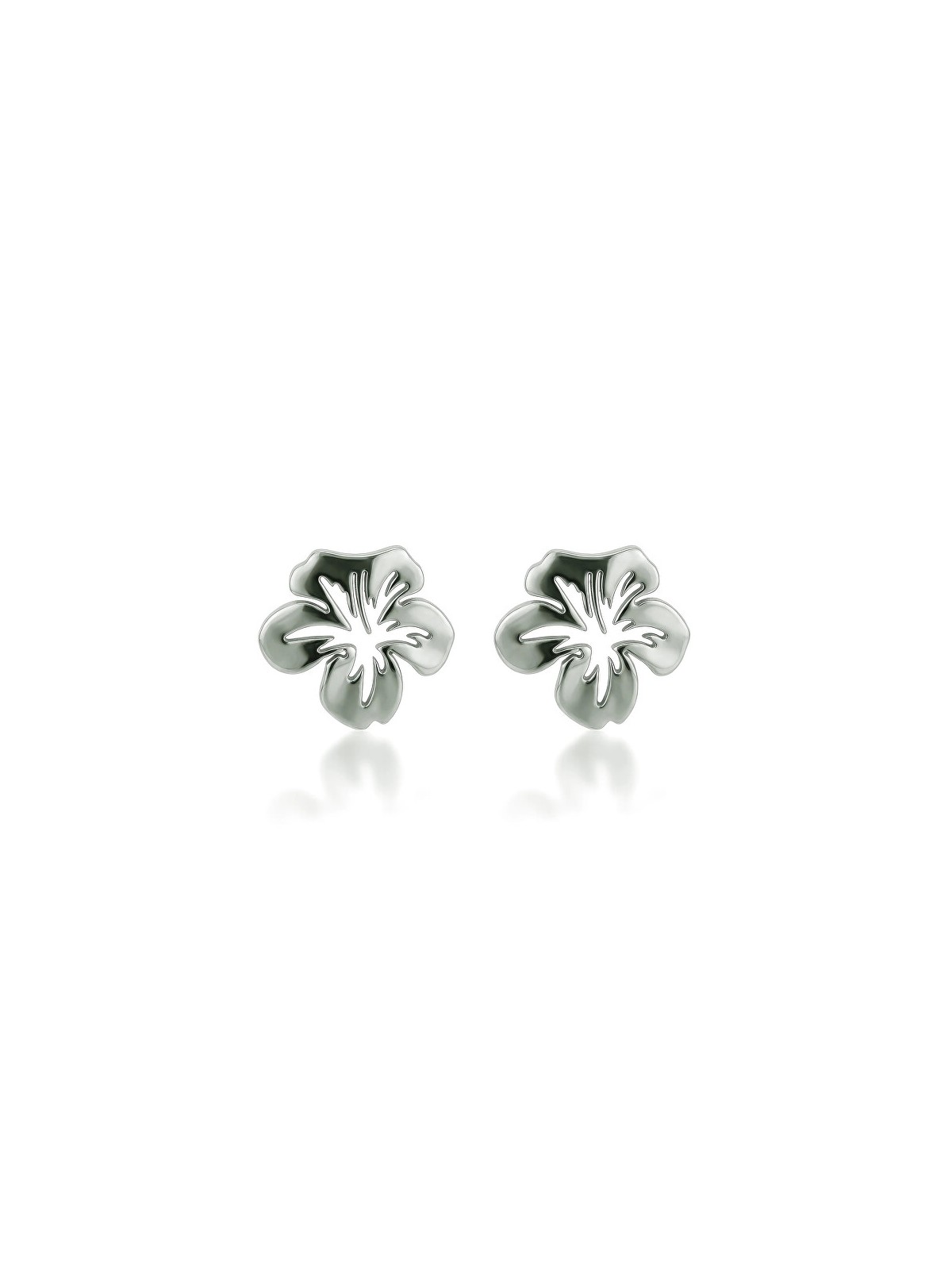 Victoria Walls Orecchini in acciaio con fiori Nyvella Argento VWE260603S donna
