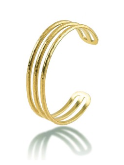 Victoria Walls Bracciale triplo massiccio Elunéa Gold VWB260665G donna