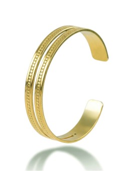 Victoria Walls Bracciale doppio solido Aurevia Gold VWB260667G donna
