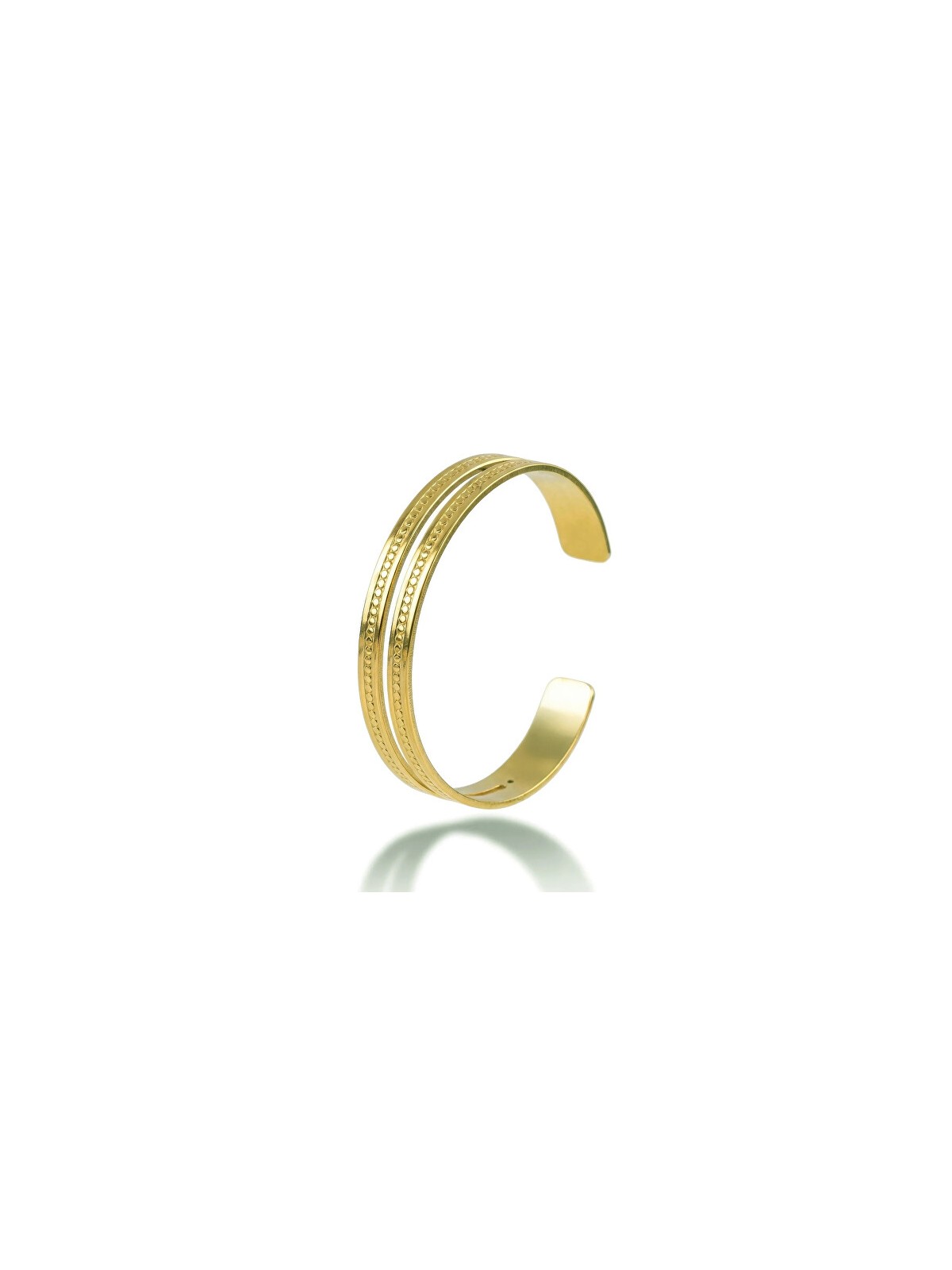 Victoria Walls Bracciale doppio solido Aurevia Gold VWB260667G donna