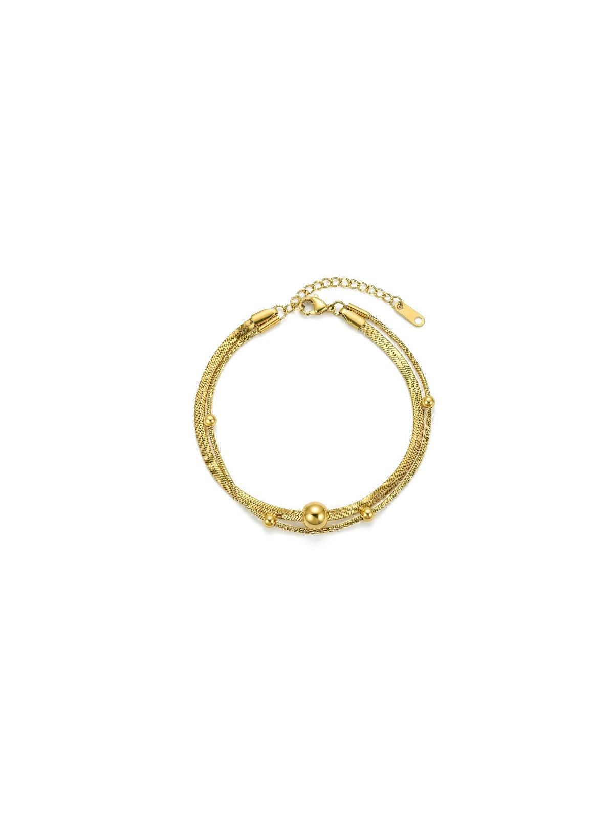 Victoria Walls Bracciale Norevia Gold VWB260718G con doppia placcatura in oro donna