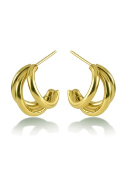 Victoria Walls Eleganti orecchini placcati in oro Mirevia Gold VWE260746G donna