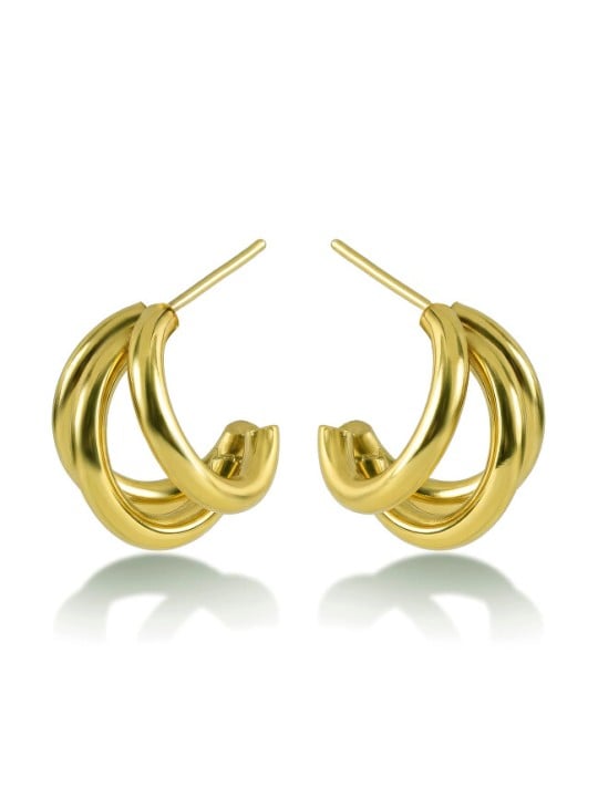 Victoria Walls Eleganti orecchini placcati in oro Mirevia Gold VWE260746G donna