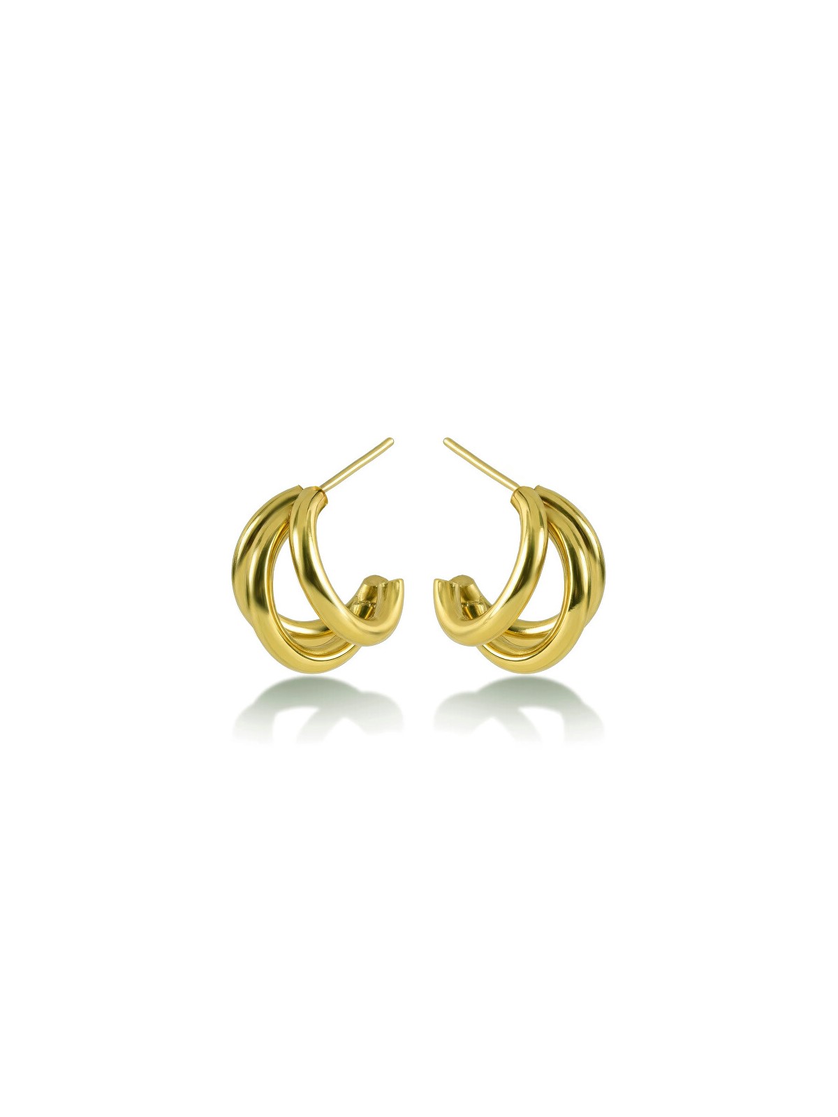 Victoria Walls Eleganti orecchini placcati in oro Mirevia Gold VWE260746G donna