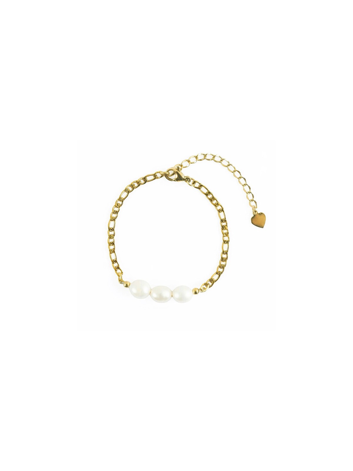 Victoria Walls Bracciale placcato oro con perle autentiche Orlisse Gold VWB260758G donna