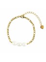 Victoria Walls Bracciale placcato oro con perle autentiche Orlisse Gold VWB260758G donna