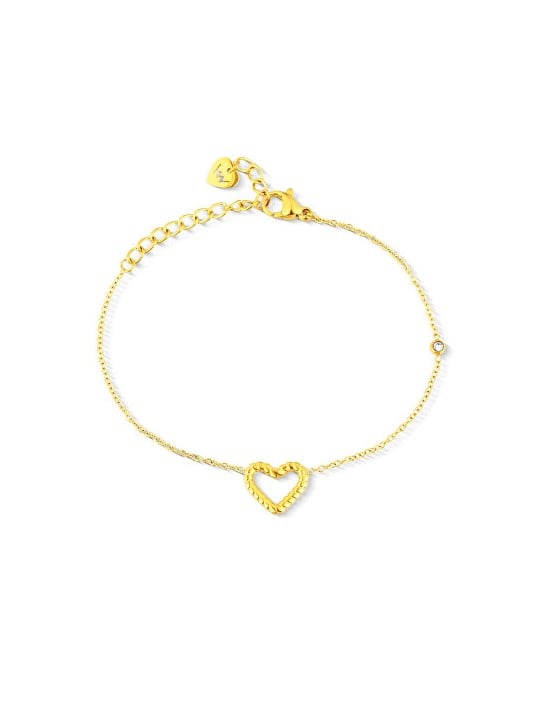 Vuch Bracciale a cuore placcato oro Arisca Gold donna