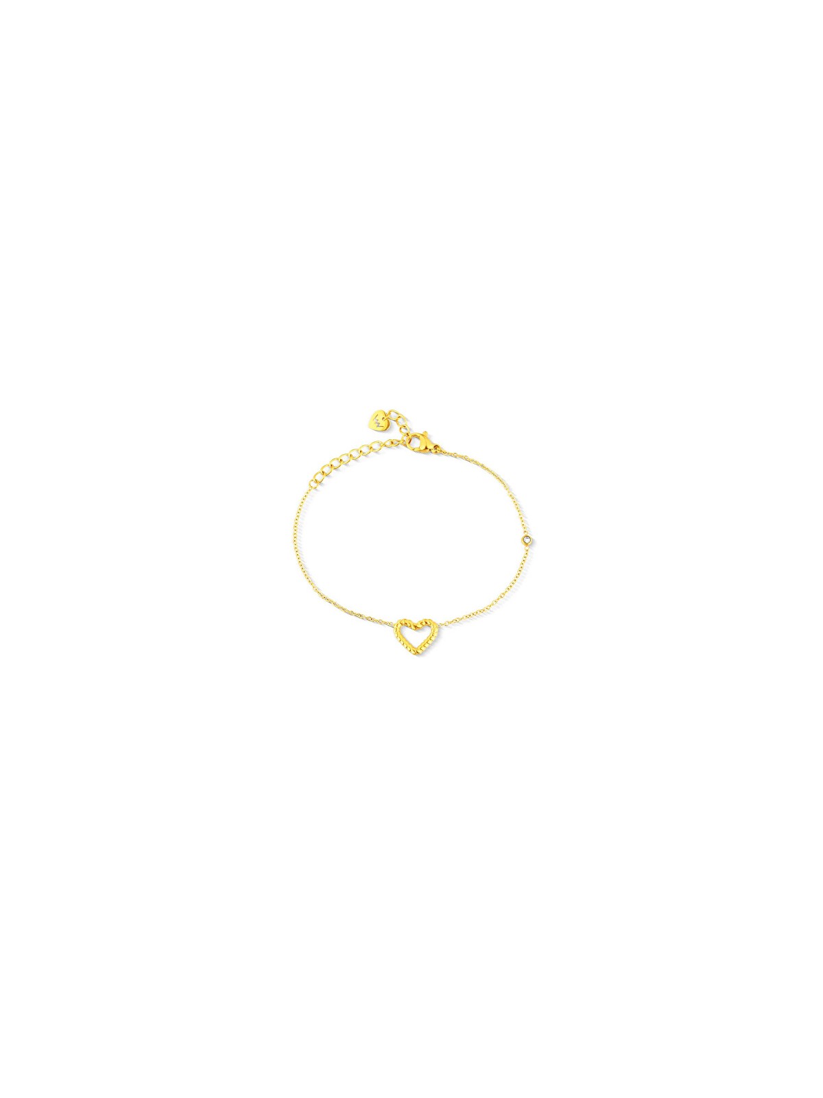 Vuch Bracciale a cuore placcato oro Arisca Gold donna