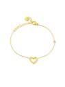 Vuch Bracciale a cuore placcato oro Arisca Gold donna