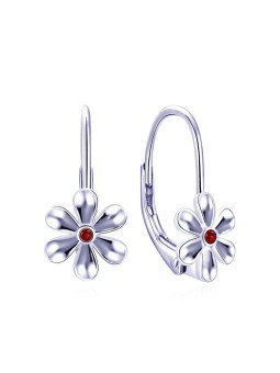 MOISS Orecchini pendenti in argento a forma di fiore E0000873 donna