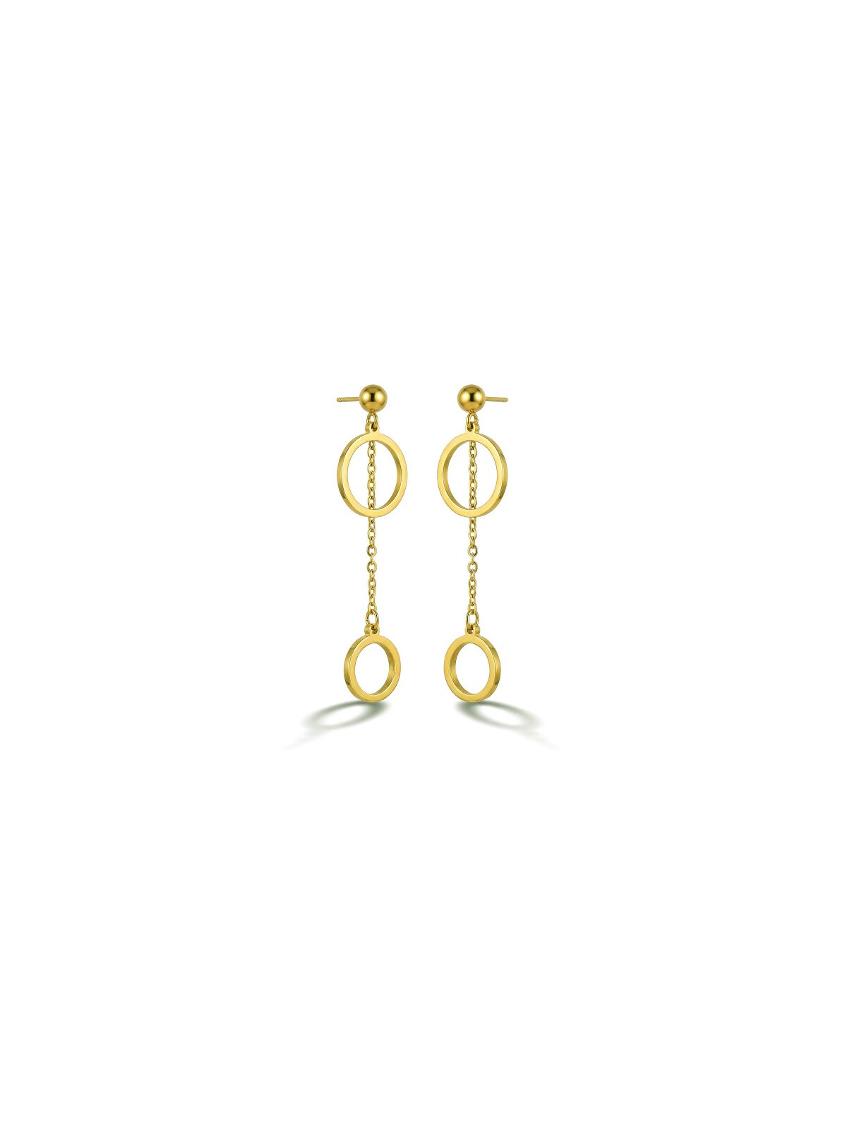 Victoria Walls Orecchini lunghi placcati in oro Gold Aureole VWE260592G donna