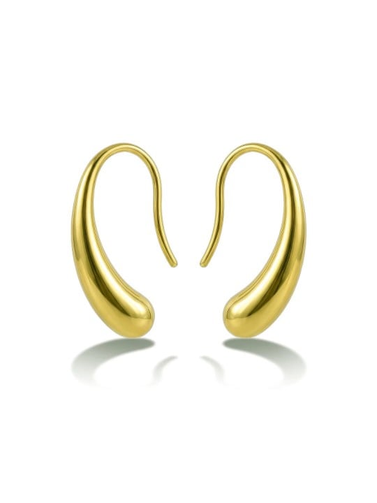 Victoria Walls Orecchini moderni placcati in oro Gold Lavielle VWE260589G donna