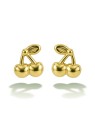 Victoria Walls Orecchini giocosi placcati in oro Cherry Gold VWE260763G donna