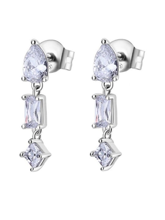 Rosato Orecchini pendenti in argento con zirconi cubici Gemma RZGE28 donna
