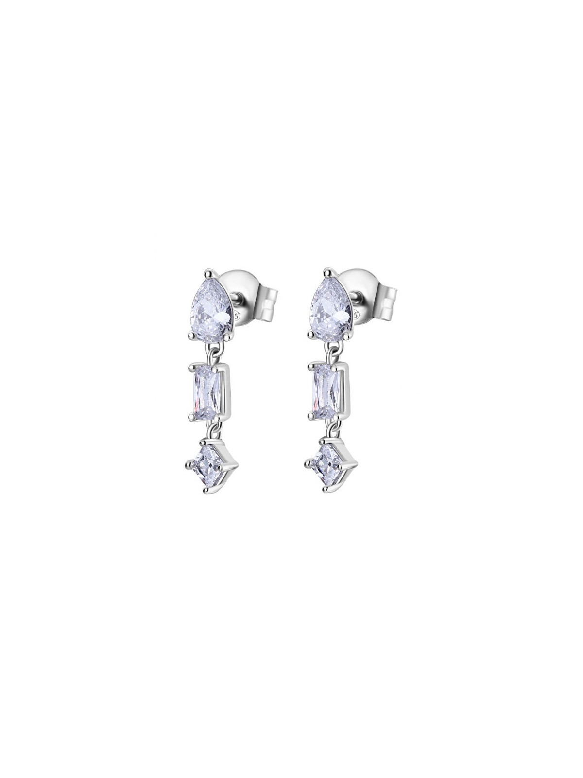 Rosato Orecchini pendenti in argento con zirconi cubici Gemma RZGE28 donna