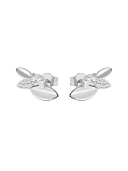 Rosato Affascinanti orecchini in argento con zirconi cubici Gaia RZGA50 donna