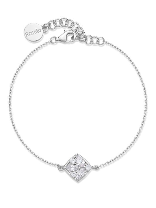 Rosato Affascinante bracciale in argento con zirconi cubici Gemma RZGE19 donna