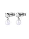 Rosato Orecchini in argento con vera perla Azzurra RXAZ027 donna