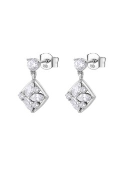 Rosato Orecchini scintillanti in argento con zirconi cubici Gemma RZGE58 donna