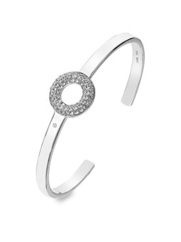 Hot Diamonds Bracciale Forever DC176 in argento scintillante con diamanti e topazi donna