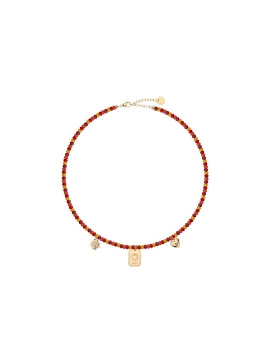 Liu Jo Collana di perline colorate in acciaio Icones LJ3155 donna